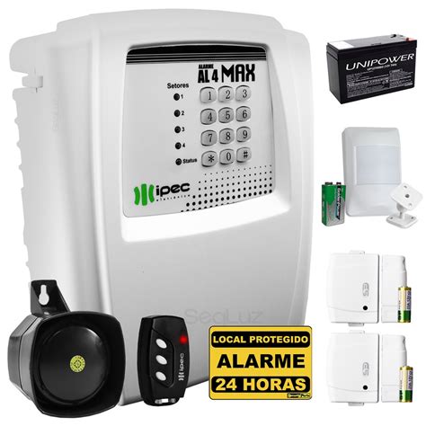 Alarme residencial com discadora via celular  R$ 316,10
